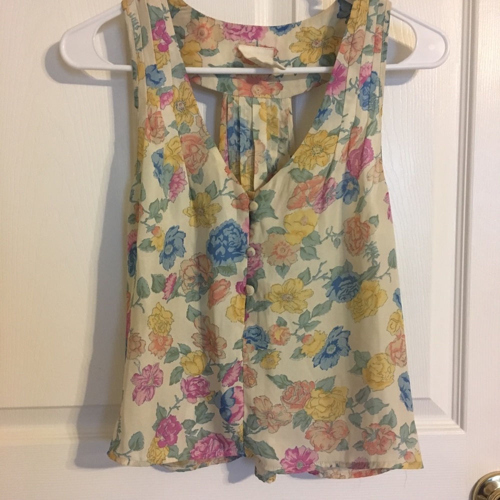 *NEW* Floral Blouse Button Up